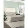 Kathy Ireland 300 Thread Count Organic Cotton Percale Sheet Set - King - Linen 1292KGLIN